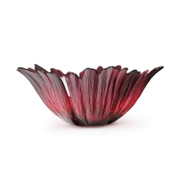 Fleur Glasschale rotrosa - klein Ø19cm - Målerås Glasbruk