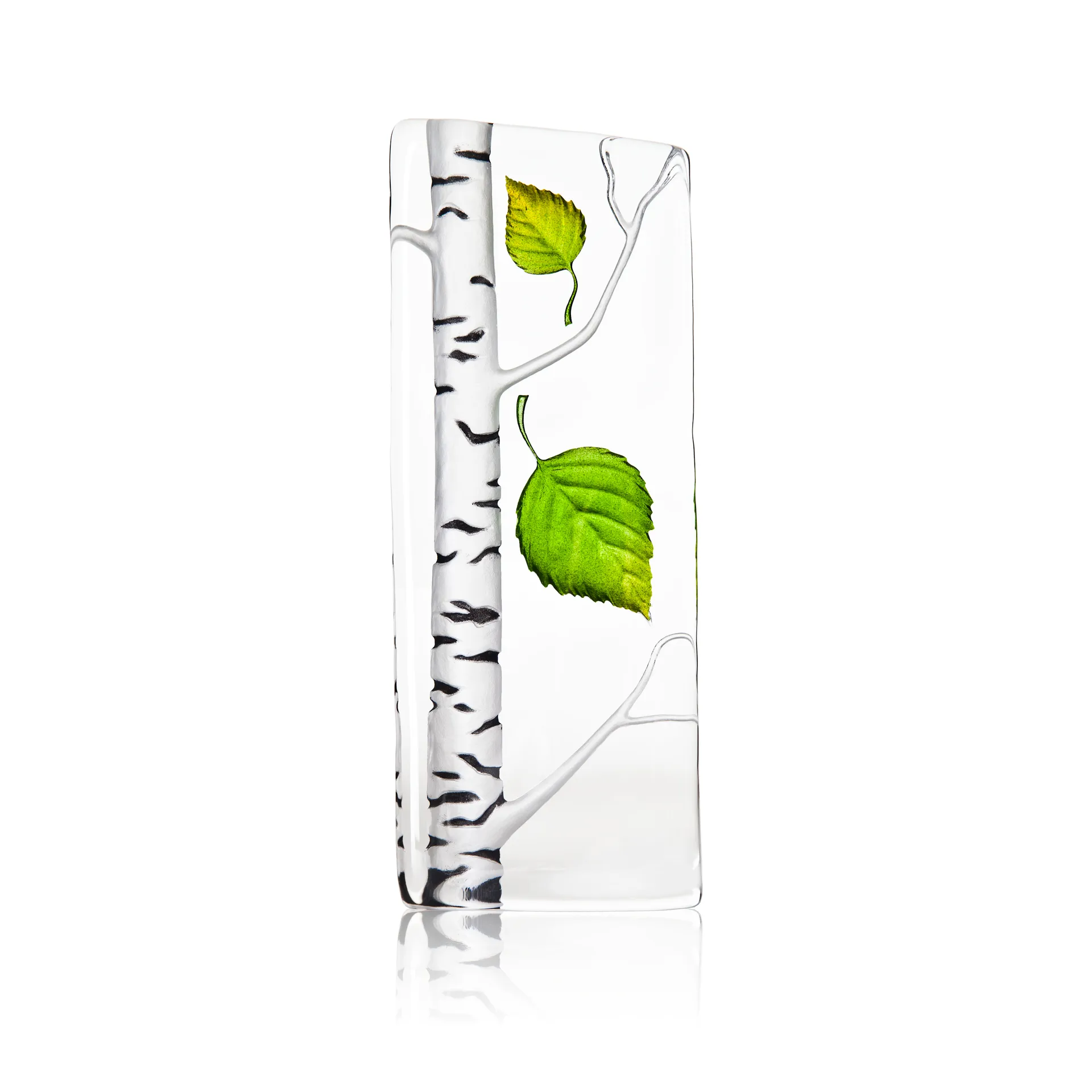 Global Icons Glasskulptur Birke, Groß Målerås Glasbruk