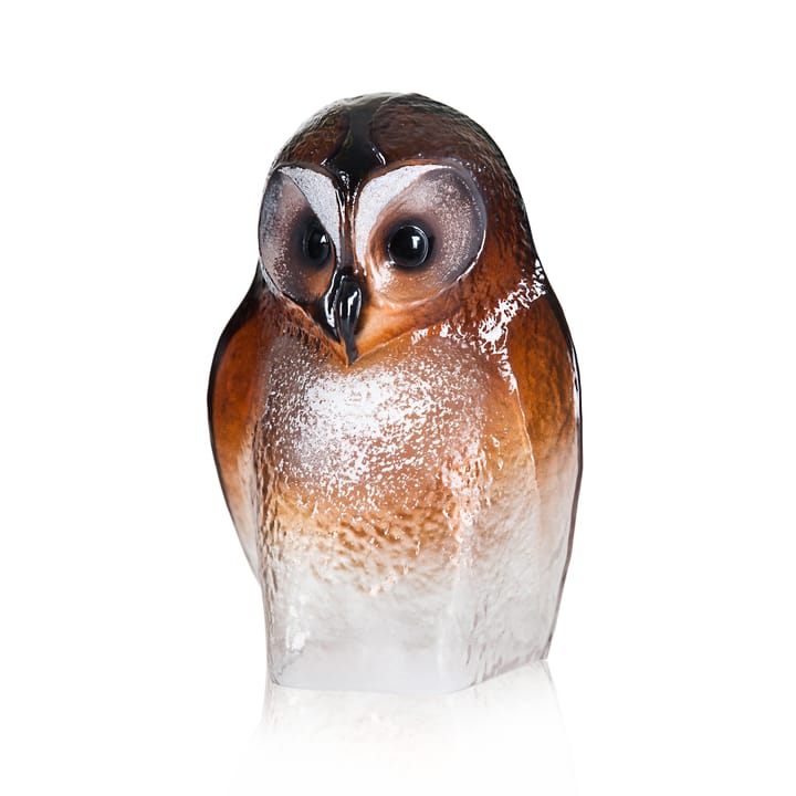 Safari Glasskulptur Eule, Groß Målerås Glasbruk