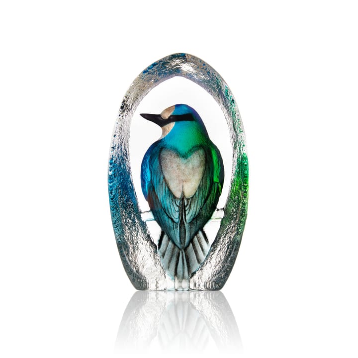 Wildlife Colorina Glasskulptur 17,5cm - Blau - Målerås Glasbruk