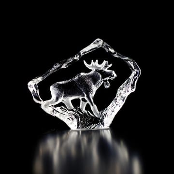 Wildlife Elch Glasskulptur - Mini - Målerås Glasbruk