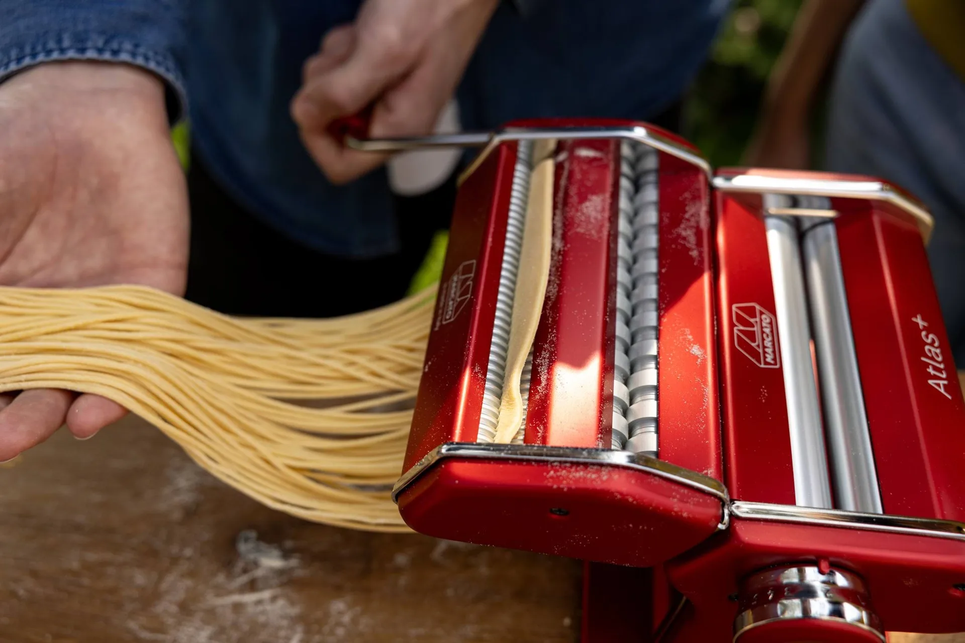 Marcato Atlas 150+ Nudelmaschine, Rot Marcato
