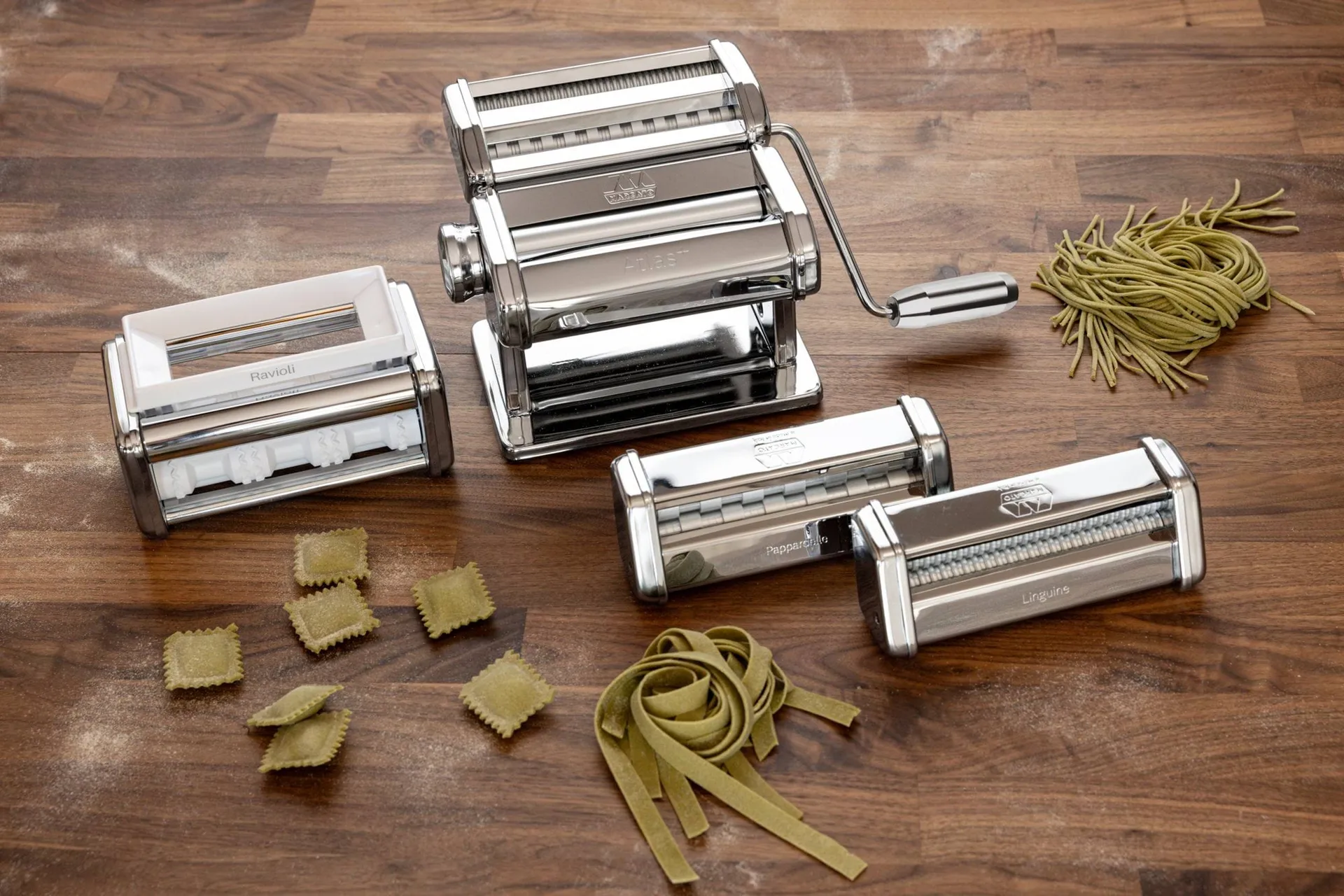 Marcato Multipast Geschenkset + Nudelmaschine, Stahl Marcato