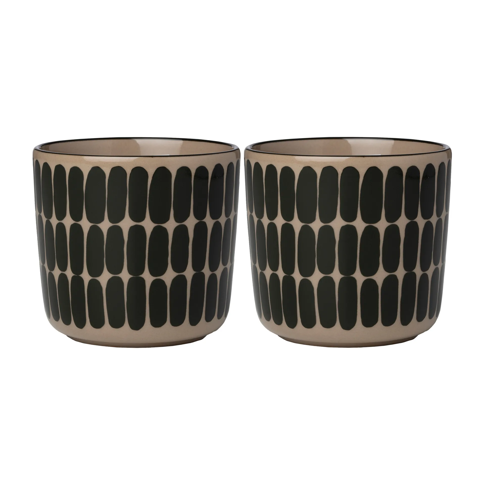 Alku Kaffeebecher 20 cl 2er Pack, Braun-grün Marimekko