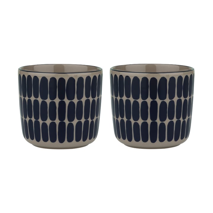 Alku Kaffeebecher 20 cl 2er Pack, Terra-dark blue Marimekko