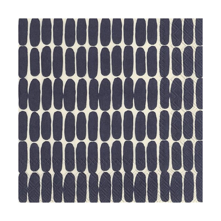 Alku Serviette 33x33cm 20-pack - Linen-black - Marimekko
