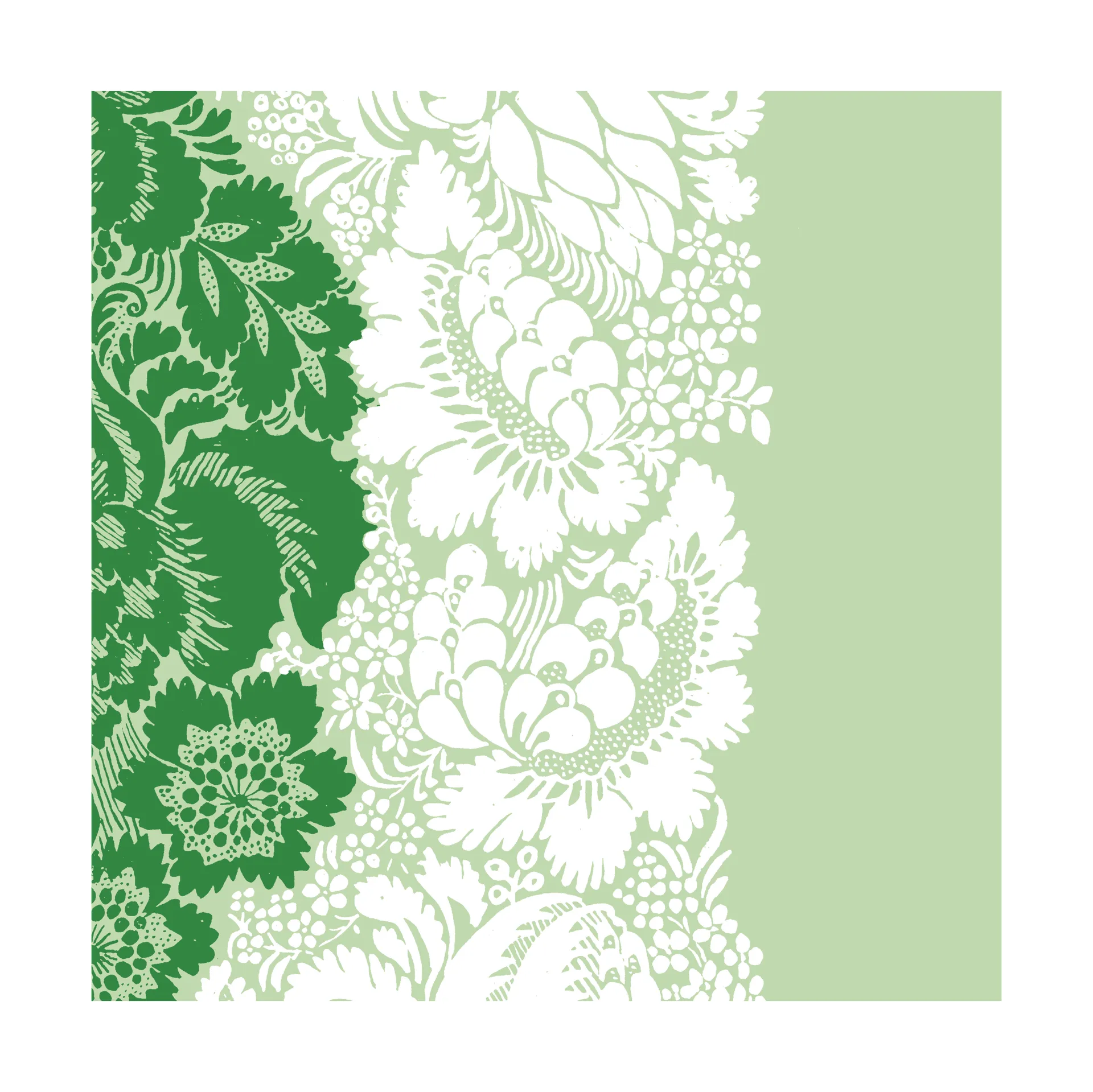 Ananas Serviette 33 x 33cm 20er Pack, Green Marimekko