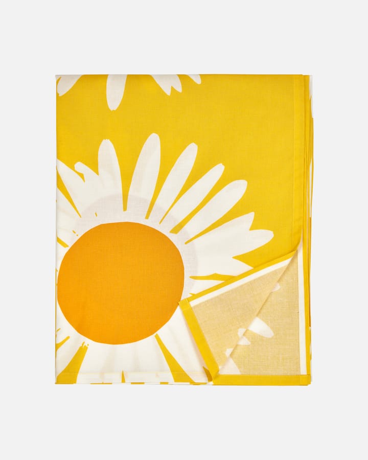 Auringonkukka Tischdecke 135 x 280cm - Gelb-Weiß - Marimekko