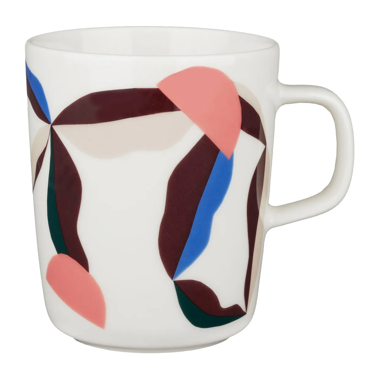 Berry Tasse 25cl, White-blue-powder-darkwine Marimekko