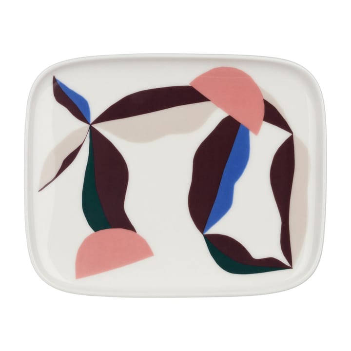 Berry Teller 15 x 12cm - White-blue-powder-darkwine - Marimekko