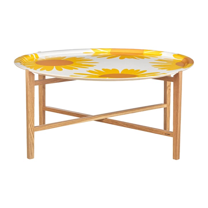 Brickbord Beistelltisch Ø65 cm, Eiche Marimekko