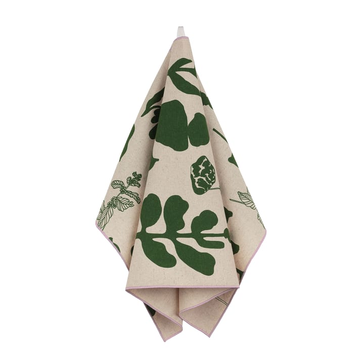 Elokuun Varjot Geschirrtuch 47 x 70cm - Grün-beige - Marimekko