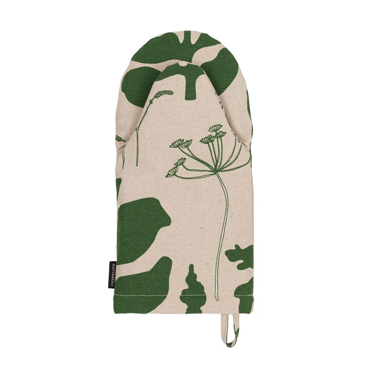 Elokuun Varjot Ofenhandschuh - Grün-beige - Marimekko