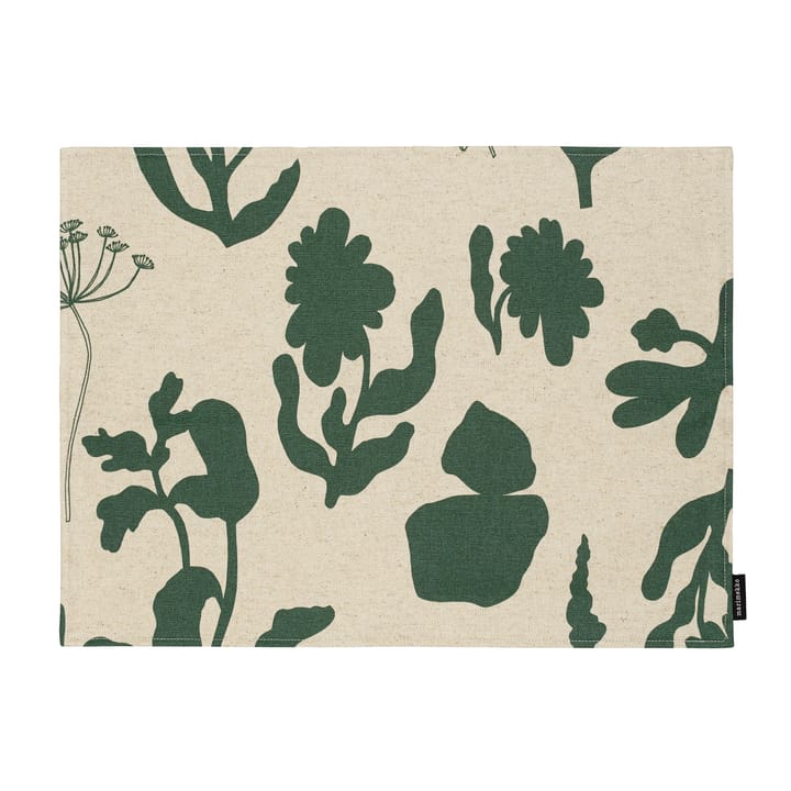 Elokuun Varjot Platzdecke 31 x 42cm, Grün-beige Marimekko