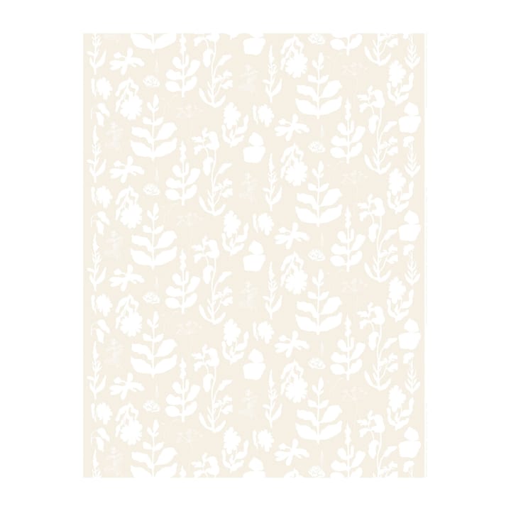 Elokuun Varjot Stoff Baumwolle  - Beige-weiß - Marimekko