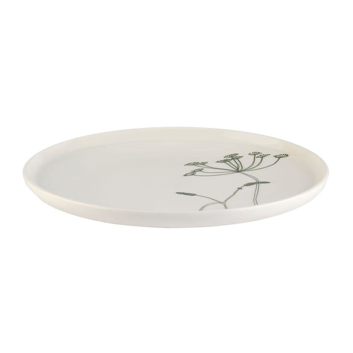 Elokuun Varjot Teller Ø25cm, Weiß-grün Marimekko