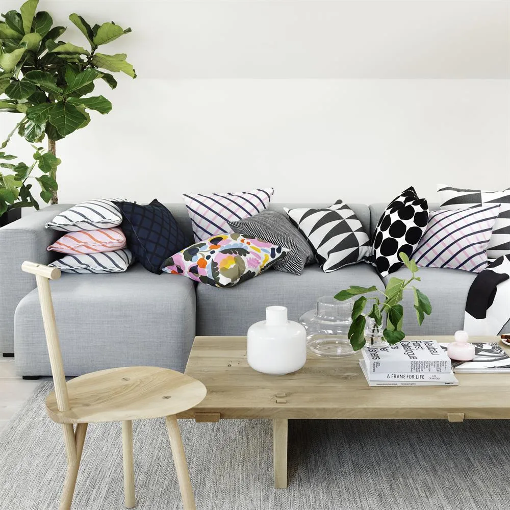 Flower Vase Ø10 cm, Klarglas Marimekko