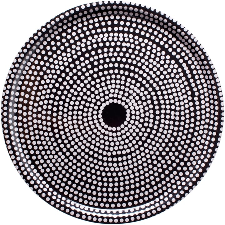 Fokus Tablett rund - Schwarz - Marimekko