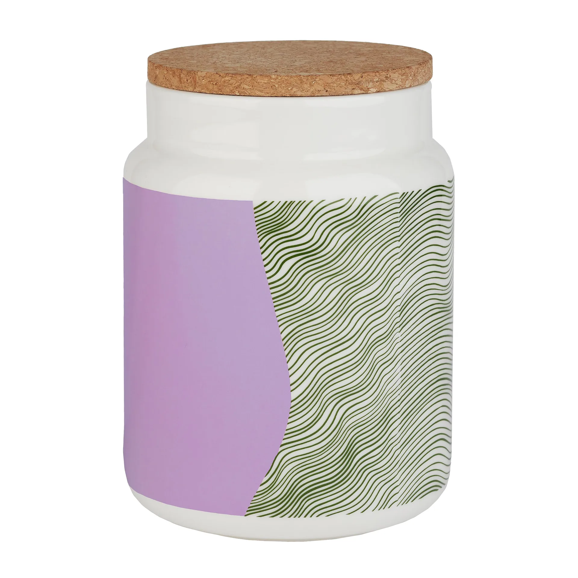 Gabriel Näkki Dose 1,2 l, Weiß-rosa-grün Marimekko