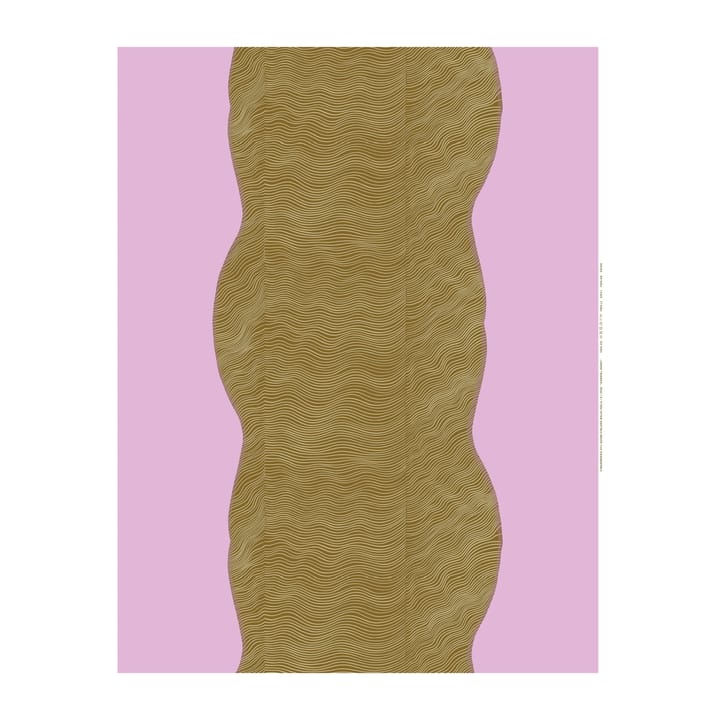 Gabriel Näkki Stoff, Rosa-braun Marimekko