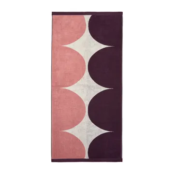 Härkä Badehandtuch 150 x 70cm - Weiß-rosa-rot - Marimekko