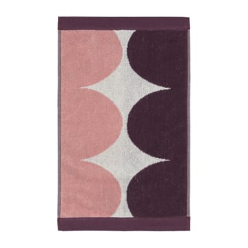 Härkä Gästehandtuch 50 x 30 - Weiß-rosa-rot - Marimekko