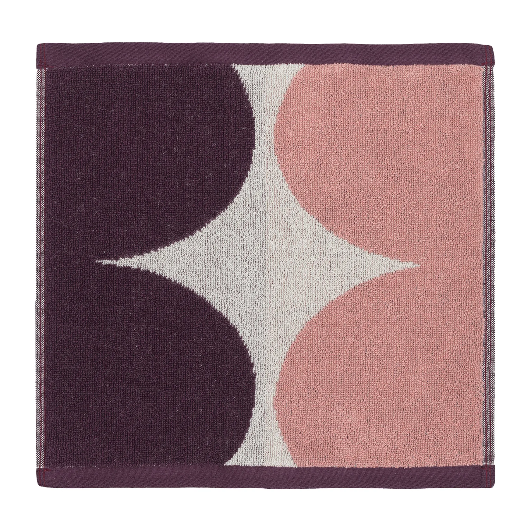 Härkä Handtuch mini 30 x 30cm, Weiß-rosa-rot Marimekko