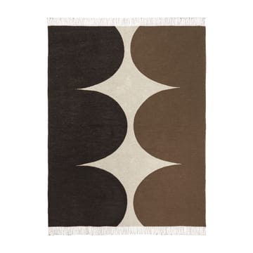 Härkä Wolldecke 170 x 130cm - Schwarz-braun-beige - Marimekko