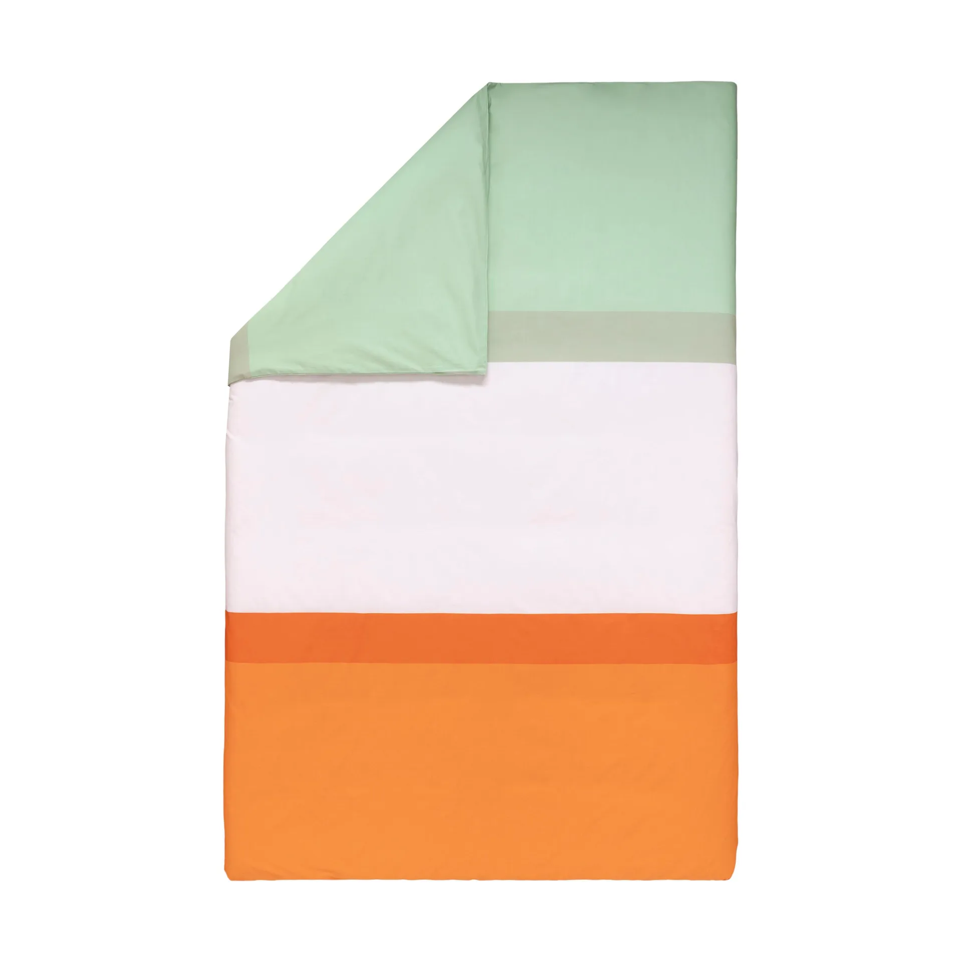 Hennika Bettwäsche-Set 150x210 cm+50x60 cm, Orange-light pink-sage Marimekko