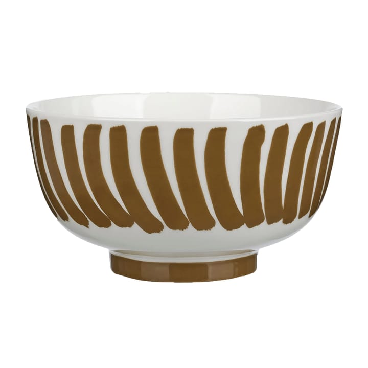 Hyräily Schale 3 l, Weiß-Braun Marimekko