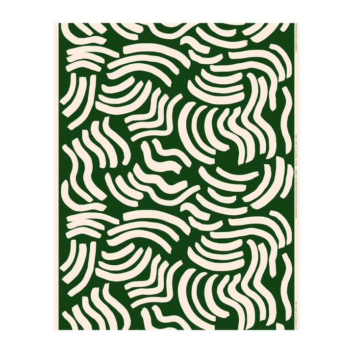 Hyräily Wachstuch - Green-Cotton - Marimekko