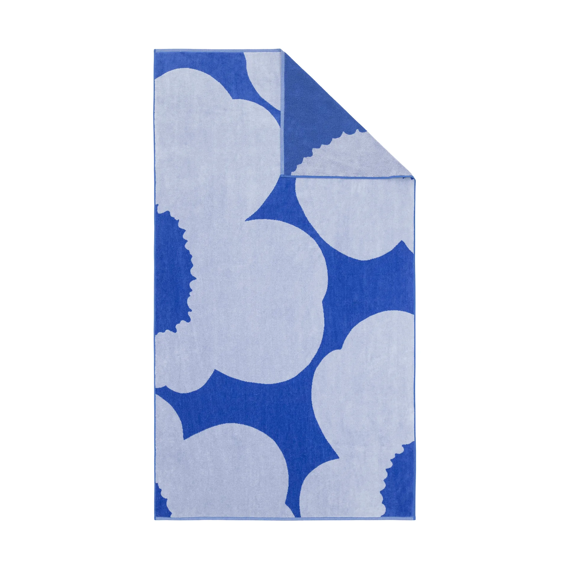 Iso Unikko Badehandtuch, Blue-blue lilac, 100x180 cm Marimekko