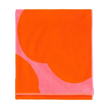 Iso Unikko Badehandtuch - Pink-orange red, 100x180 cm - Marimekko