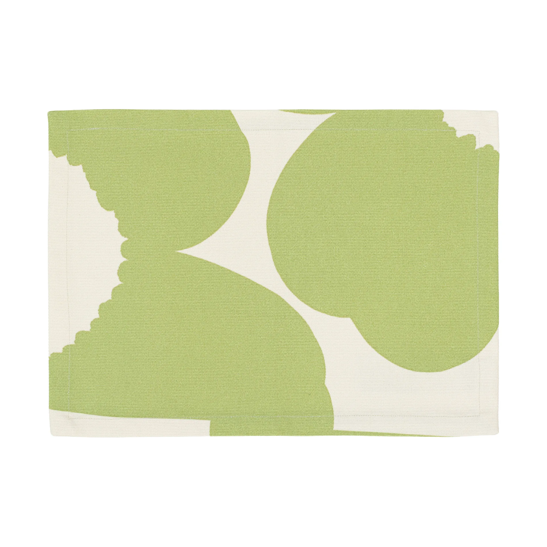 Iso Unikko fabric Tischset, Off white-pear Marimekko