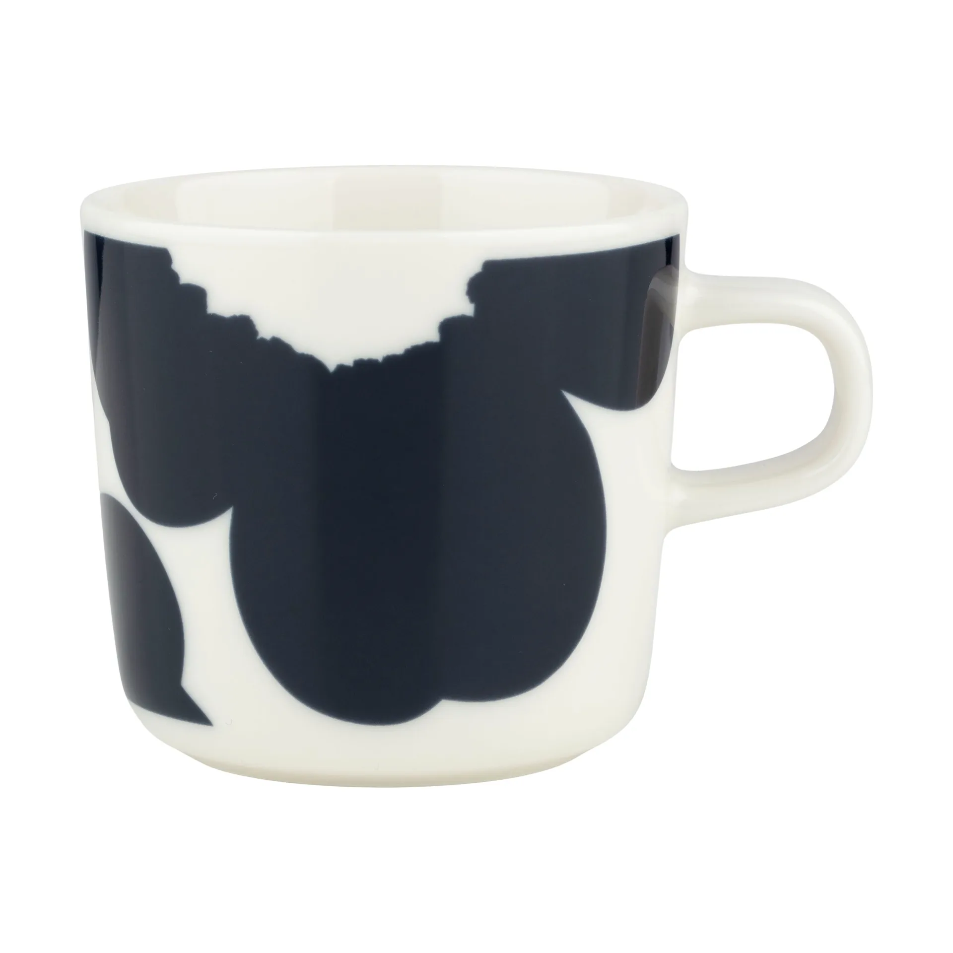 Iso Unikko Kaffeetasse 20 cl, White-dark blue Marimekko