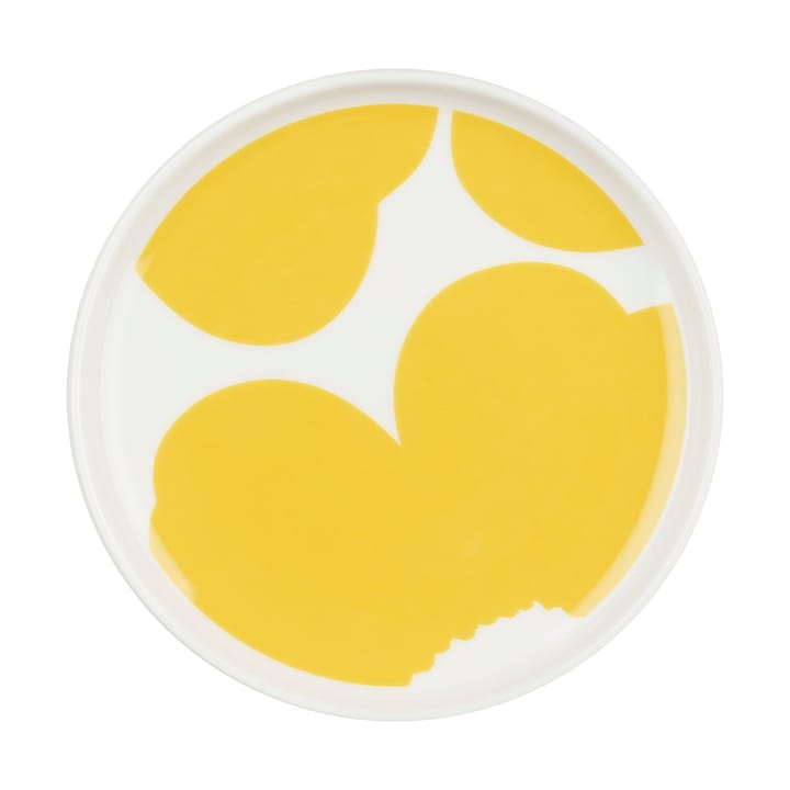 Iso Unikko Schale Ø13,5 cm, White-spring yellow Marimekko
