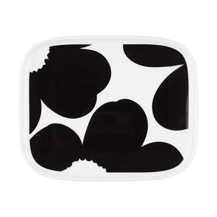 Iso Unikko Teller 12x15 cm - White-black - Marimekko