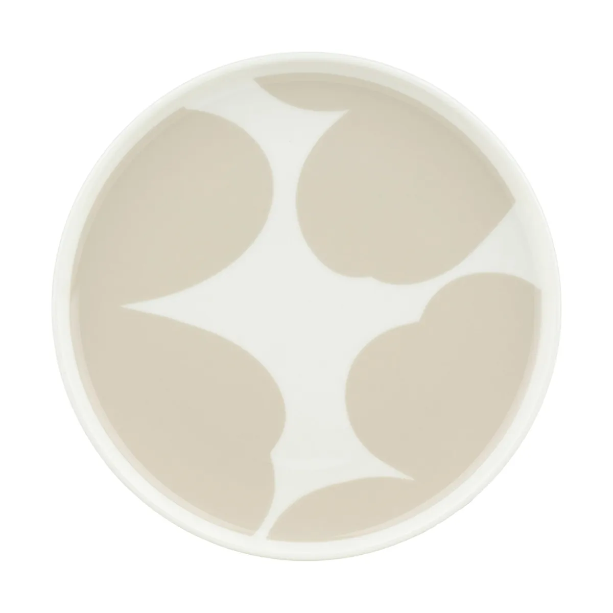 Marimekko Iso Unikko Teller Ø20 cm White-straw