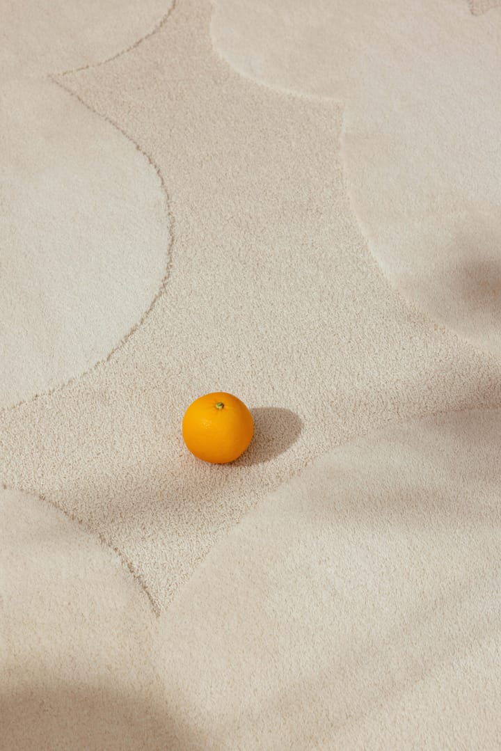 Iso Unikko Wollteppich - Natural White, 200x300 cm - Marimekko