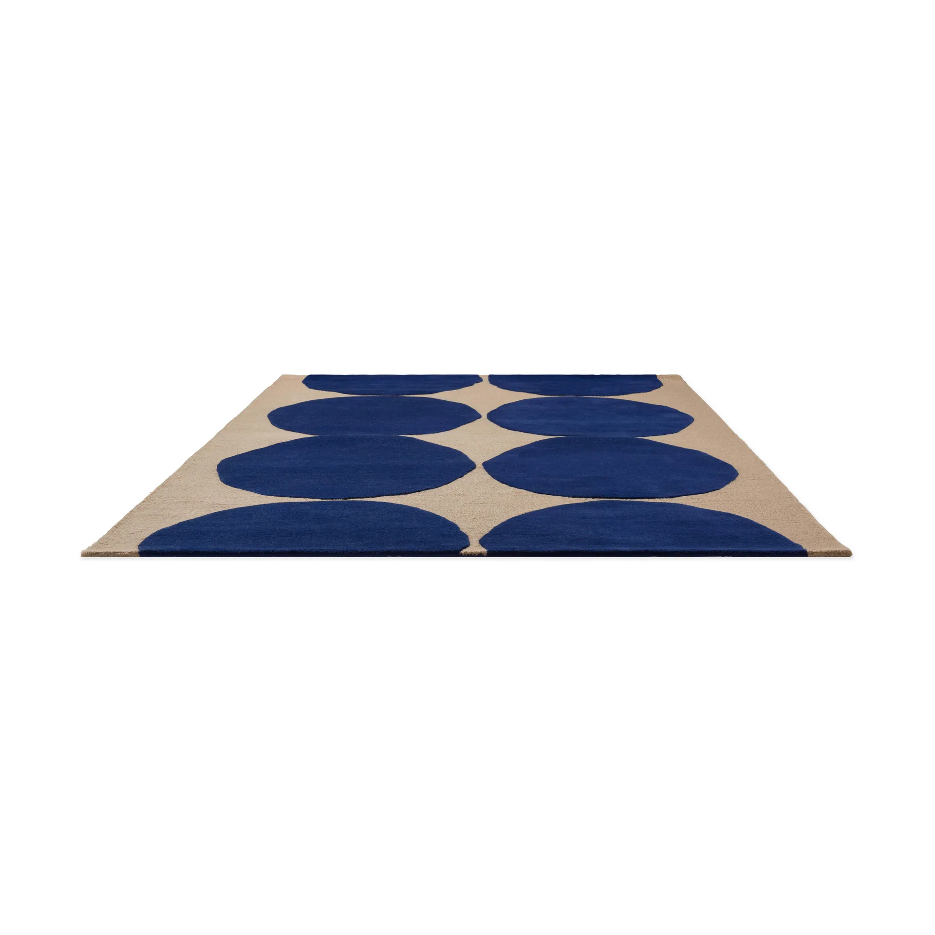 Isot Kivet Wollteppich, Blue, 170x240 cm Marimekko