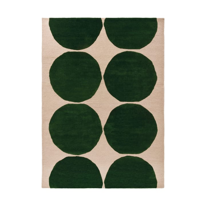 Isot Kivet Wollteppich - Green, 140x200 cm - Marimekko