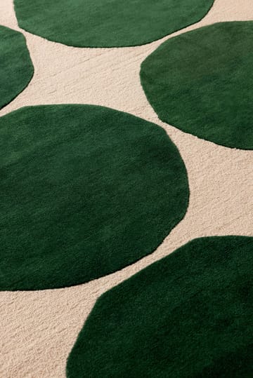 Isot Kivet Wollteppich - Green, 250x350 cm - Marimekko
