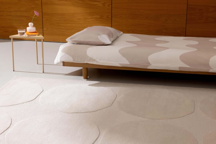 Isot Kivet Wollteppich - Natural White, 170x240 cm - Marimekko