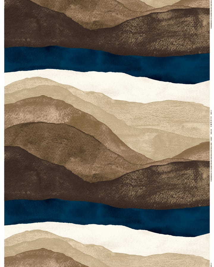 Joiku Kissenbezug 40 x 60cm, Braun-dunkelblau-beige Marimekko