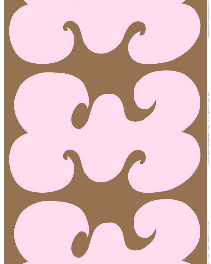 Jokeri Stoff, Rosa-braun Marimekko