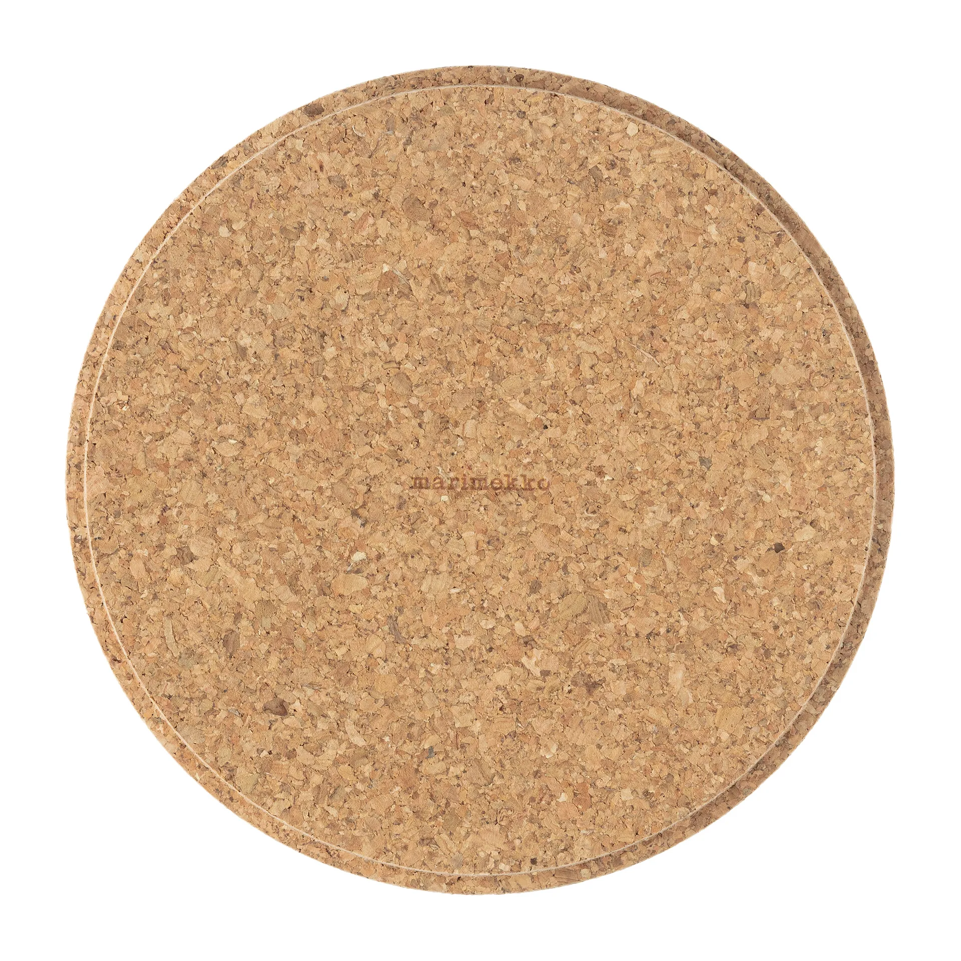 Joonas Deckel Kork Ø13cm, Braun Marimekko