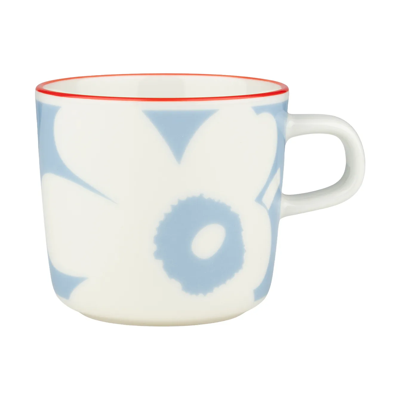 Juhla Unikko Kaffeetasse 20cl, White-light blue-orange red Marimekko