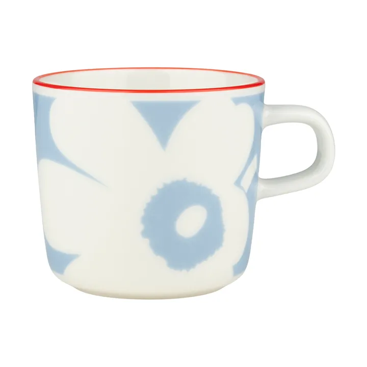 Juhla Unikko Kaffeetasse 20cl - White-light blue-orange red - Marimekko