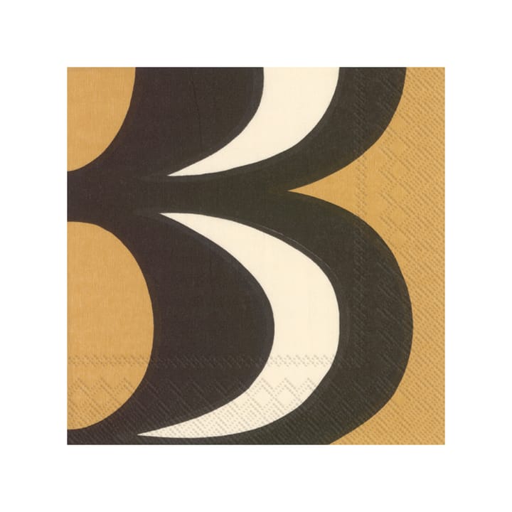 Kaivo Serviette 33 x 33cm 20er Pack, Black-cream Marimekko