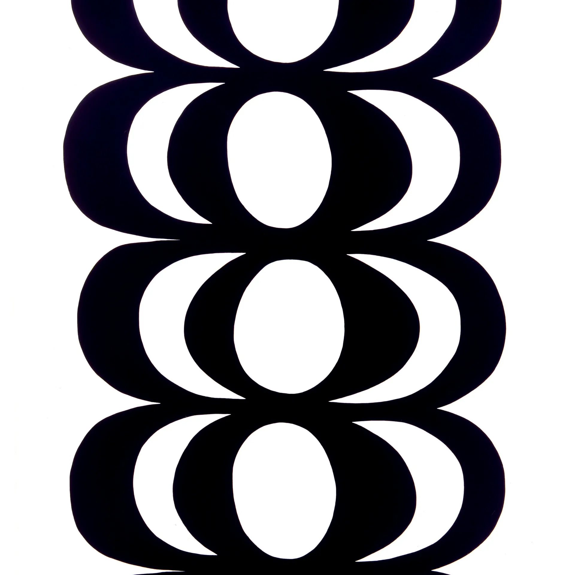 Kaivo Stoff, Schwarz/weiß Marimekko